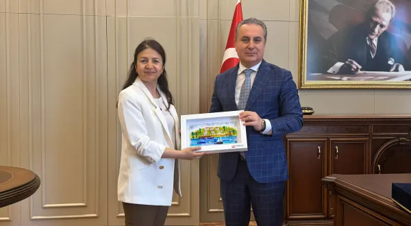 AGF Heyetinden Anamur Kaymakamına Ziyaret