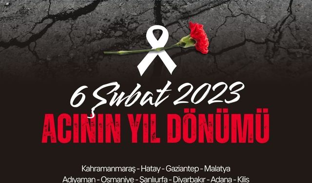 Akdeniz Gazeteciler Federasyonu Genel Başkanı Gaye Coşkun’un 6 Şubat Depremi Anma Mesajı