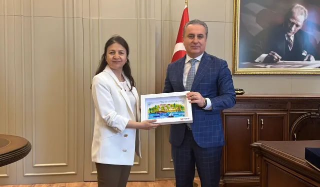 AGF Heyetinden Anamur Kaymakamına Ziyaret